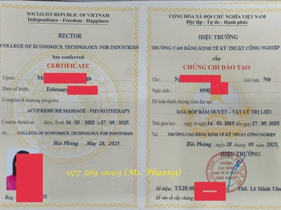 Học nghề xoa bóp bấm huyệt nhanh - Có chứng chỉ - Học phí rẻ 0