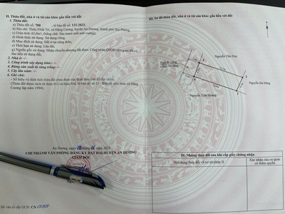 Lô đất đường thông gần TĐC Đặng Cương. 0