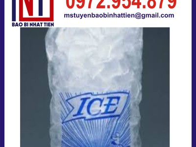 Túi PE đựng đá viên, bao bì PE đựng đá viên 0