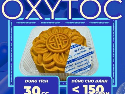 Oxytoc   Gói hút oxy 30cc nhỏ gọn, hiệu quả cao cho bánh Trung thu 1