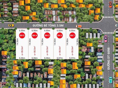 Mở Bán 5 Lô Đất Liền Kề Chỉ 630 Triệu/lô 0