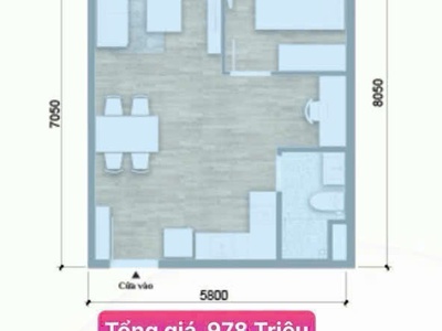 Sở hữu căn hộ 1pn chỉ từ 978 triệu   gần kcn vsip 2 0