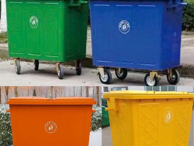 Thùng đựng rác bằng thép 660 lít 2