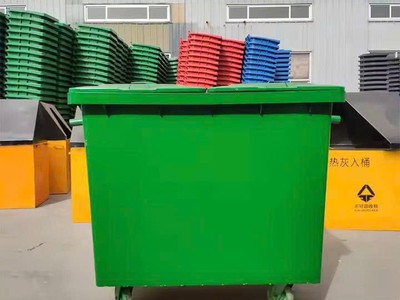 Thùng đựng rác bằng thép 660 lít 3