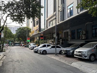 Bán tòa nhà 6 tầng nổi - 1 hầm - ngõ 75 trần thái tông - thọ tháp - 160m2 - mt: 8m - 88 tỷ - giá rẻ 1