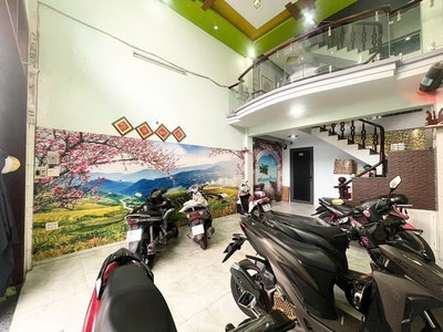 Siêu phẩm chdv hẻm 7m lê văn thọ p14 gv 64m  4 tầng ngang 4m 7pn sổ vuông nhỉnh 7 tỷ 3