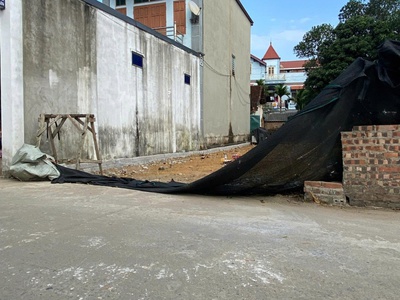 Bán đất 145.2m2 tại đường tân xã, xã hạ bằng, thạch thất, hà nội. mặt tiền 5m đường trước ngõ 7m 4