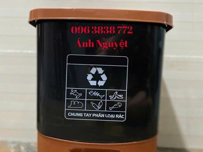 Thùng Rác Chân 16 Lít   Nhỏ Gọn, Lịch Sự, Phù Hợp Mọi Không Gian 1