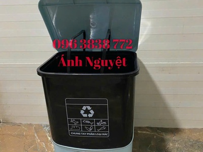 Thùng Rác Chân 16 Lít   Nhỏ Gọn, Lịch Sự, Phù Hợp Mọi Không Gian 2