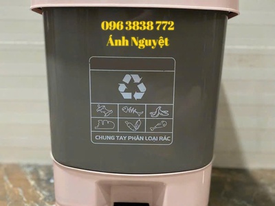 Thùng Rác Chân 16 Lít   Nhỏ Gọn, Lịch Sự, Phù Hợp Mọi Không Gian 4