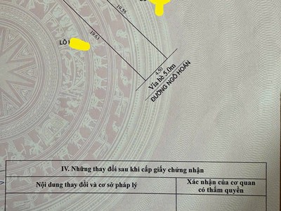 Bán đất mặt phố Ngô Hoán, khu Đông Nam Cường, TP HP mới, 88.2m2, mt 4.5m, vỉa hè 5m 2