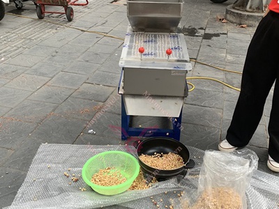 Máy bóc vỏ lụa đậu phộng rang 600 kg/ giờ Vinmax BVL600 3