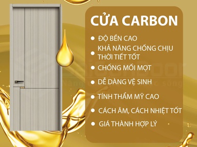 Cửa gỗ Carbon 0