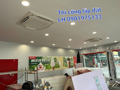 Thi công lắp đặt máy lạnh âm trần cho nhà hàng trọn gói - ưu đãi giá tốt 0