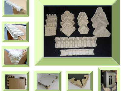 Khay Giấy Định Hình đựng linh kiện điện tử pulptray 8