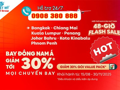 AirAsia tung khuyến mãi Flash Sale chỉ trong 2 ngày 0