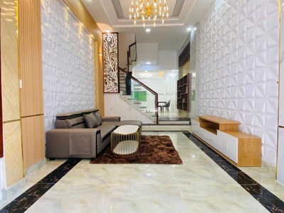 Nhà 3 lầu 4x12,5m Hẻm xe hơi cách Quang Trung 200m ,7Tỷ150 2