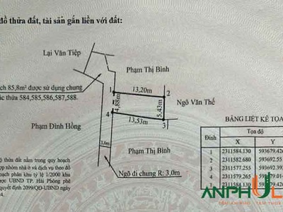 Cần bán lô đất đẹp tại TDP Đông, Phường Thiên Hương mới, TP Hải Phòng 3