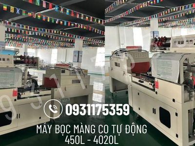Máy Bọc Màng Co Tự Động 450L-4020L bọc dược phẩm 0