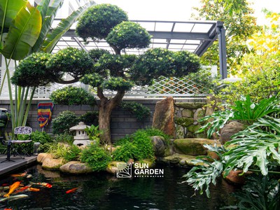 Làm mới không gian sống quanh năm với tiểu cảnh sân vườn theo mùa 0