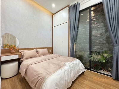 Nhà đẹp 1 trệt 1 lầu, thiết kế hiện đại   gần Quốc lộ 1A   sổ hồng riêng 6
