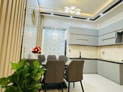 Nhà phố giá rẻ nhất khu thesun   kdc sài gòn mới, full nội thất cao cấp 4