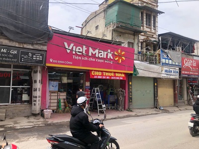 Cho thuê mặt bằng kinh doanh 160m    định công   giá tốt   hợp đồng lâu dài 1