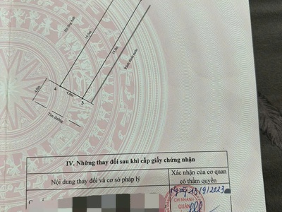 Bán đất 76m2 mặt đường Cát Khê   Tràng Cát có khe thoáng 2m bên cạnh cực đẹp. 3