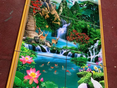 Tranh gạch men phong cảnh 3d HP6373 2