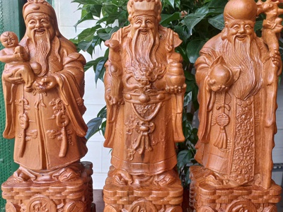 Bộ Tam Đa Gỗ Ngọc Am 3