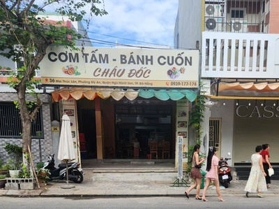 Sang quán ăn mặt tiền   địa chỉ 36, đường mai thúc lân, phường mỹ an, quận ngũ hành sơn, đà nẵng 0