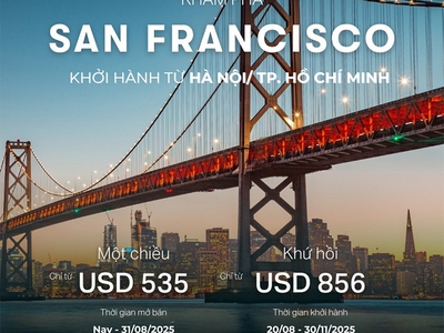 Bay quốc tế siêu ưu đãi 490 USD cùng Cathay Pacific vào háng 8 0