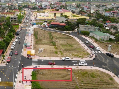 Bán lô góc mặt ngoài trục chính khu kdc quỳnh mỹ 1