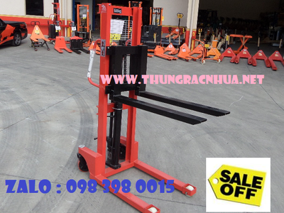 Xe nâng tay cao 500kg nâng 1.6m   linh hoạt, gọn nhẹ 0