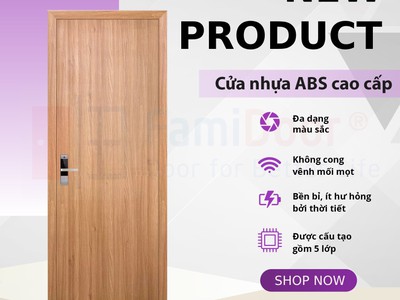 Cửa nhựa ABS Hàn Quốc 1