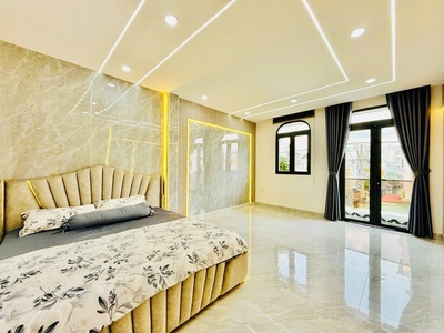 Mặt tiền gò vấp- 4pn- nhà mới- ở ngay 0