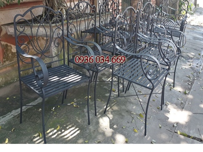 Bàn ghế sắt, Bàn ghế cafe, bàn ghế ăn 9