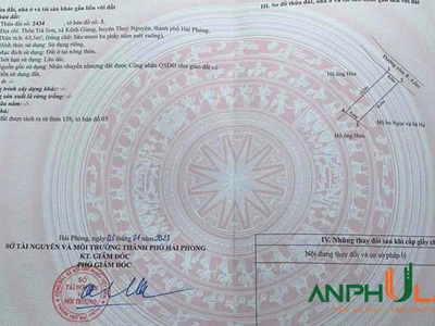 Cần bán 100m2 đất phường Lê Ích Mộc  xã Chính Mỹ  , TP Hải Phòng 0