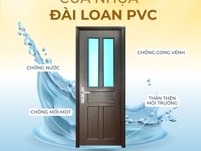 Cửa nhựa giá rẻ cho nhà vệ sinh - chỉ 2tr5/bộ, tặng kèm khóa 0