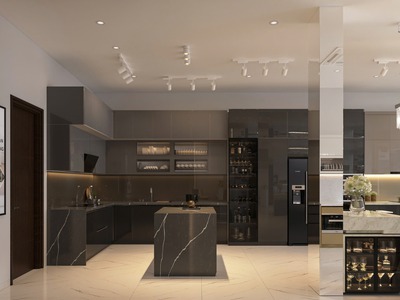 Báo giá hệ tủ bếp inox dành cho biệt thự 2