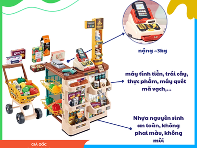 Bé Làm Thu Ngân Siêu Đáng Yêu Chỉ Với Món Đồ Này 1