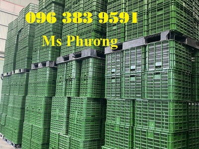 Sóng hở 3T9 nhựa HDPE bền đẹp, giá tốt cho kho hàng và vận chuyển 4