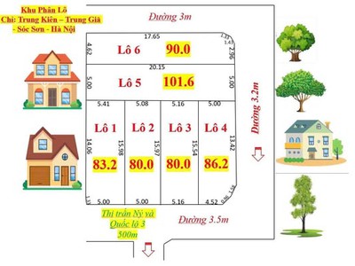 Kiệt tác hàng f0 phân 6 lô tại trung kiên, trung giã, sóc sơn, hà nội. 0