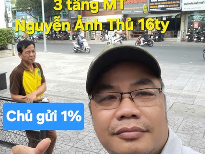 Mặt tiền 3 tầng 110m2 nguyễn ảnh thủ tân thới hiệp quận 12 hồ chí minh 16 tỷ 0