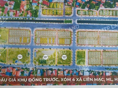 Hot     sở hữu ngay lô đất đấu giá đẹp - giá tốt - vị trí đắc địa tại khu đồng trước, xóm 4 xã liên 4