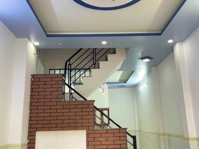 Nhà vuông 2 tầng hẻm xe tải 53m2   bùi văn ngữ q12 1