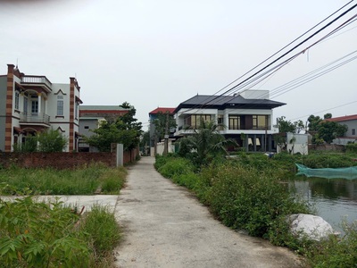 Bán đất thuận thành, bắc ninh. 80m2   mt 4,5m   2,65 tỷ. ô tô thông, vào đất. 1
