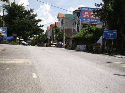 Bán đất thuận thành, bắc ninh. 110m2   mt 4,5m   4,85 tỷ. ô tô tránh, vỉa hè kinh doanh 0