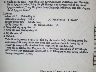 Chính chủ cần bán đất mặt tiền ql1k - dĩ an, bình dương 3