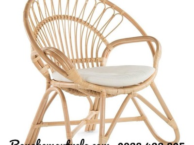 Ghế mây tự nhiên đuôi công 0